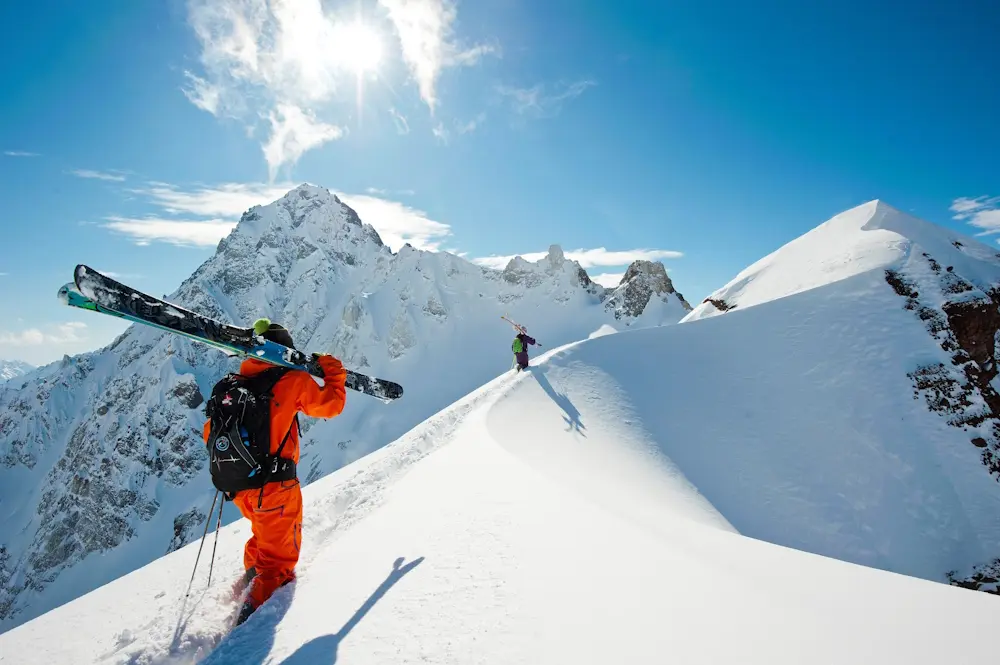 Snowboard en la Cordillera de los Andes Chile Central - deportes de aventura cerca de Santiago